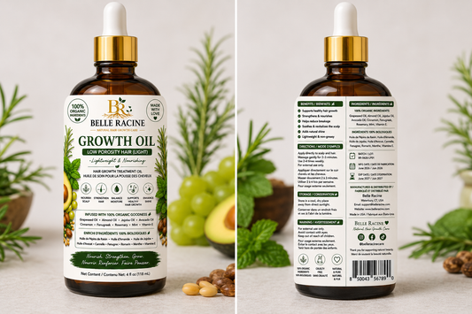 Low Porosity Hair Growth Oil 4oz