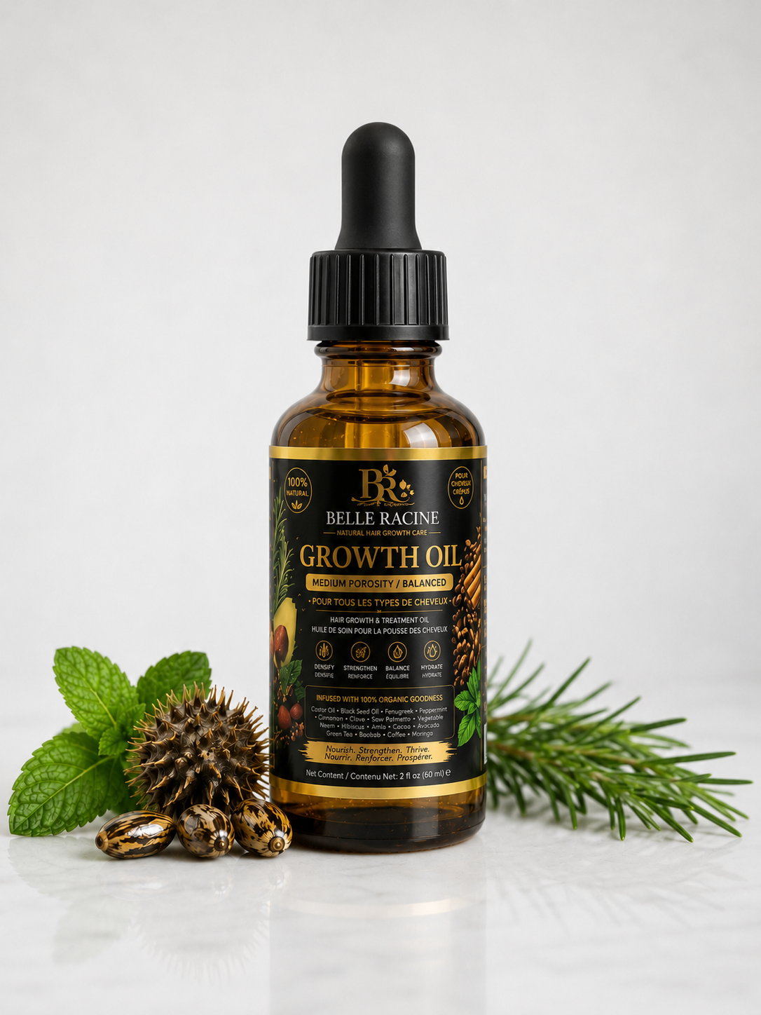 High Porosity Hair Growth Oil 4oz