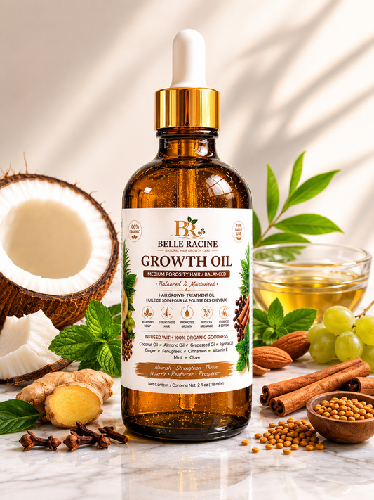 Medium Porosity Hair Growth Oil 4oz